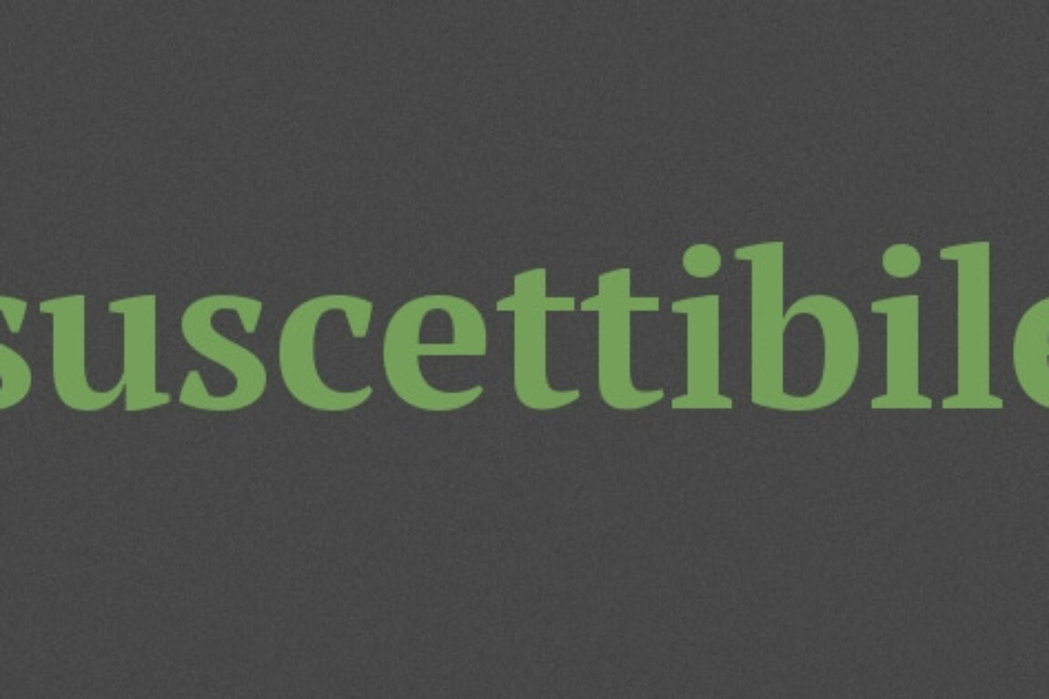 foto Superare la suscettibilità